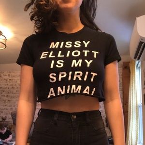 Missy Elliott crop top
